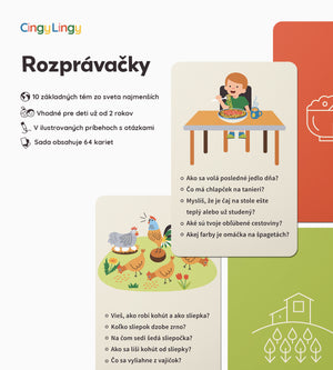 Rozprávačky - Komunikačná hra pre najmenších